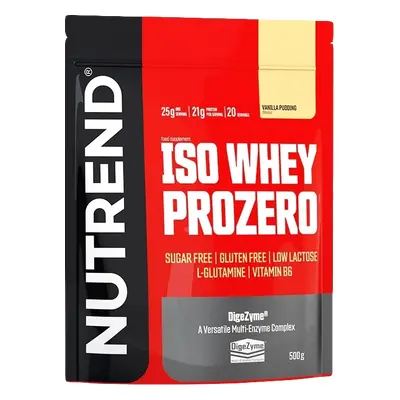 Nutrend Iso Whey Prozero 500 g vanilkový pudink