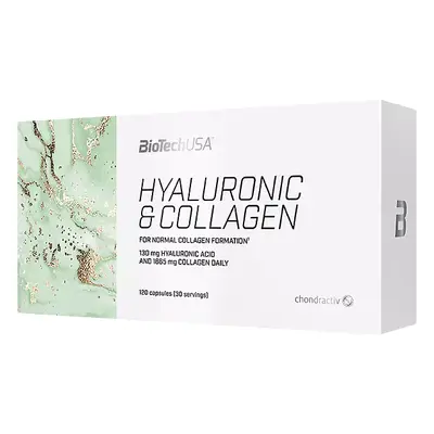 BioTech USA Hyaluronic & Collagen 120 kapslí