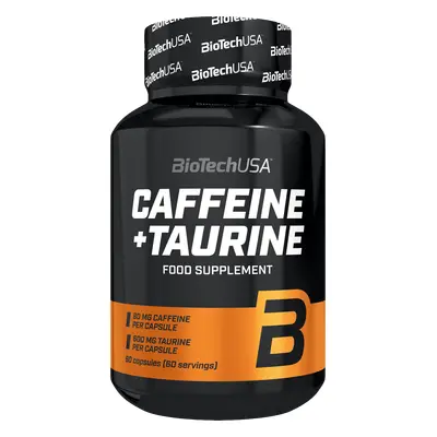 BioTech USA Caffeine + Taurine 60 kapslí