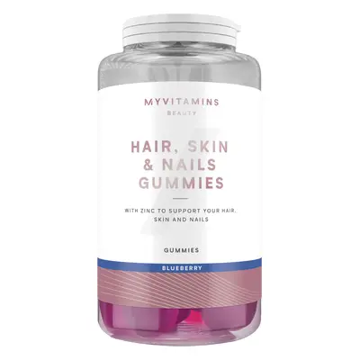 MyProtein MyVitamins Hair, Skin & Nails Gummies 60 bonbonů borůvka