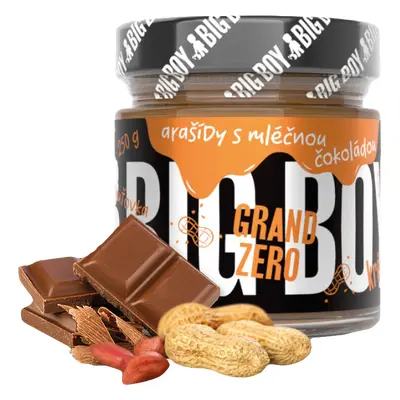 Big Boy Grand Zero Mléčné 250 g arašídy-mléčná čokoláda