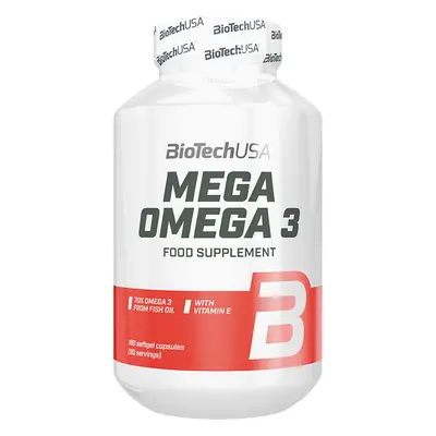 BioTech USA Mega Omega 3 180 kapslí