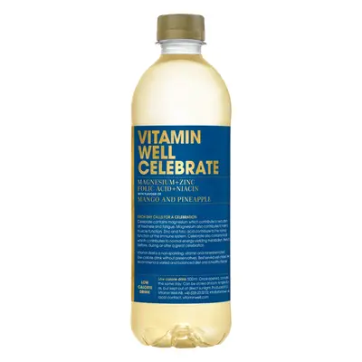 Vitamin Well Celebrate 500 ml ananas-mango