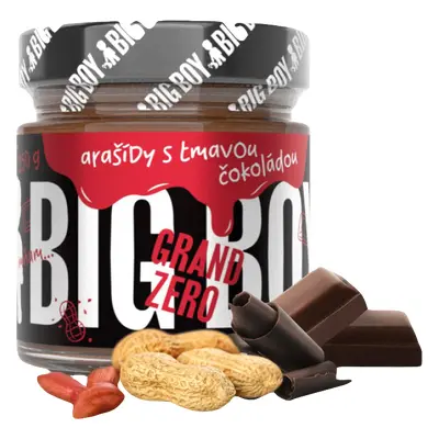 Big Boy Grand Zero Tmavé 250 g arašídy-čokoláda