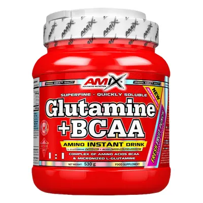 Amix Glutamine + BCAA 530 g čerstvé lesní ovoce