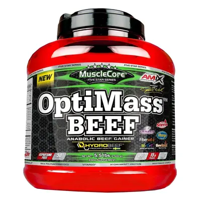 Amix MuscleCore® OptiMass™ Beef 2500 g čokoláda-kokos