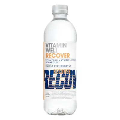 Vitamin Well Recover 500 ml bezový květ-broskev