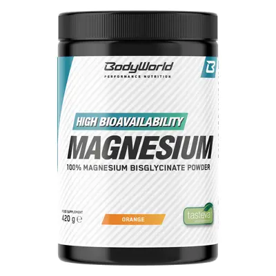 BodyWorld Magnesium Bisglycinate 420 g pomeranč