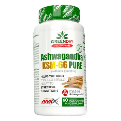 Amix GreenDay ProVegan Ashwagandha KMS-66 Pure 60 kapslí