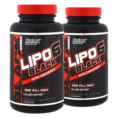 2x Nutrex Lipo 6 Black Ultra Concentrate 60 kapslí