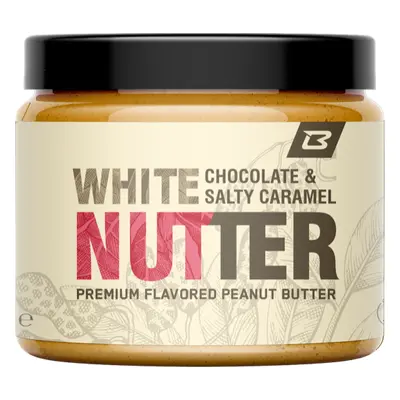 BodyWorld White Choc & Salty Caramel Nutter 500 g arašídy-bílá čokoláda-slaný karamel