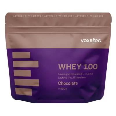 Voxberg Whey 100 990 g bílá čokoláda-malina