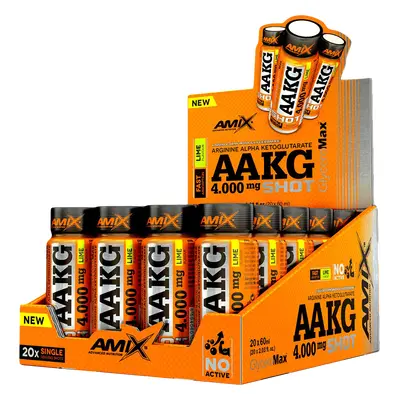 Amix AAKG Shot BOX 20 x 60 ml limetka