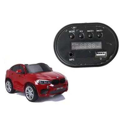 Hudební panel do elektrického vozítka BMW X6M