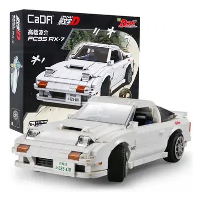 Cada C61022W stavebnice bílá Mazda RX-7 manga Initial-D