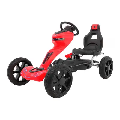 Šlapací čtyřkolka Go-Kart Grand červená