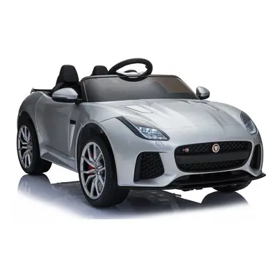 Elektrické autíčko Jaguar F-Type lakované stříbrné