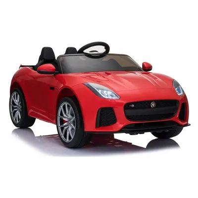 Elektrické autíčko Jaguar F-Type lakované červené