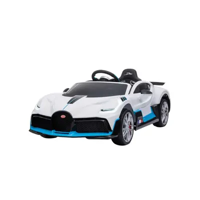 HračkyZaDobréKačky Elektrické auto Bugatti Divo bílé