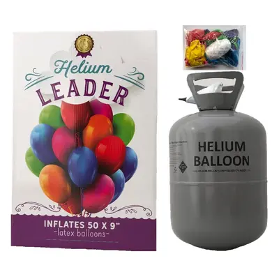 HračkyZaDobréKačky Helium do balónků s 50 balónky