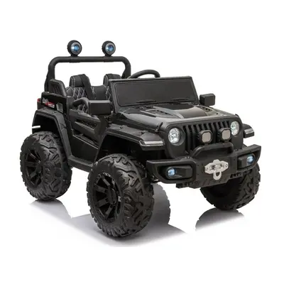 Dětské elektrické auto Jeep Off Road 4x4 lakované černé