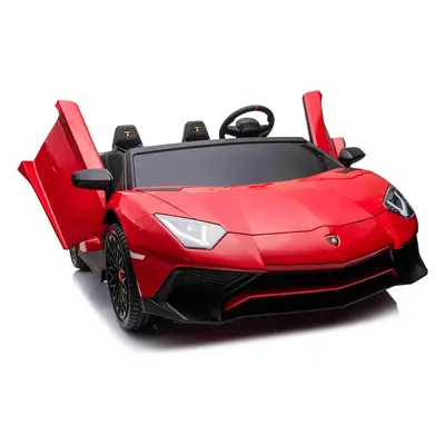 Dětské elektrické autíčko Lamborghini Aventador SV 400W červené