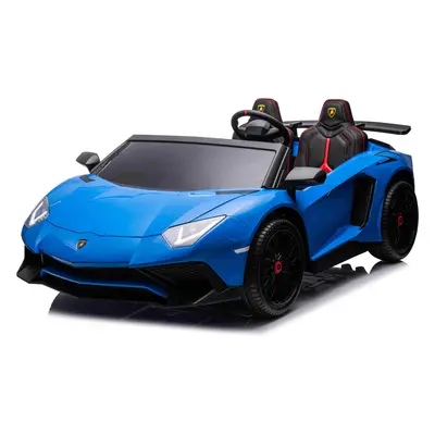 Dětské elektrické autíčko Lamborghini Aventador SV 400W modré