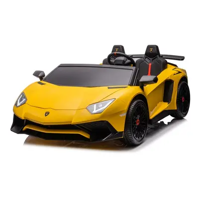 Dětské elektrické autíčko Lamborghini Aventador SV 400W žluté