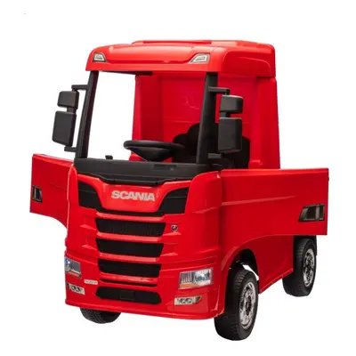 Elektrický kamión Scania 500R 4x45W 2x12V 7AH červená metalíza