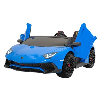 Elektrické autíčko Lamborghini Aventador SV Strong 200W 24V modré