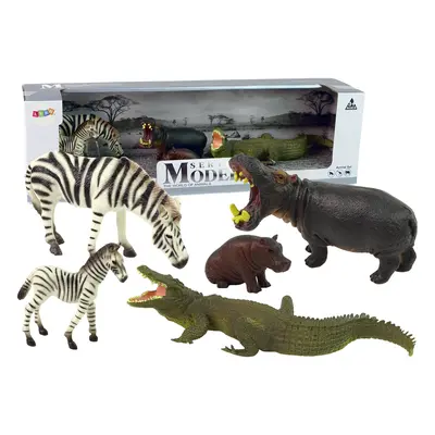 Set figurek divokých afrických zvířat