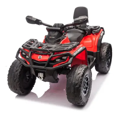 Dětská elektrická čtyřkolka Can-Am Outlander ATV červená