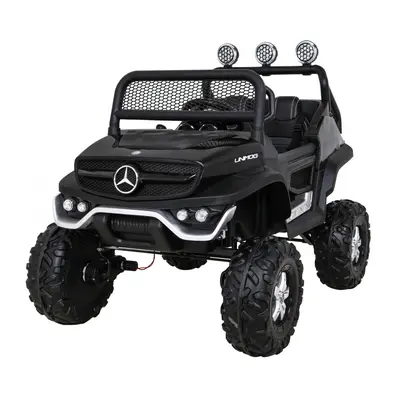 Tomido Elektrické autíčko Mercedes Unimog S, 4x4, 12V Černé