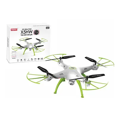 Dron X5HW SYMA bílo zelený