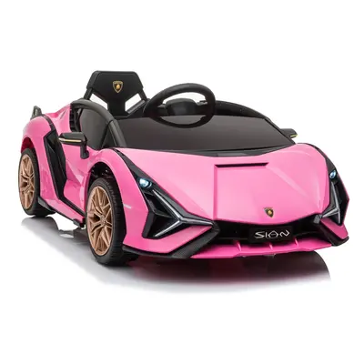 Elektrické autíčko Lamborghini SIAN růžové