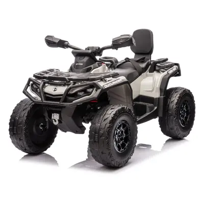 Dětská elektrická čtyřkolka Can-Am Outlander ATV šedá