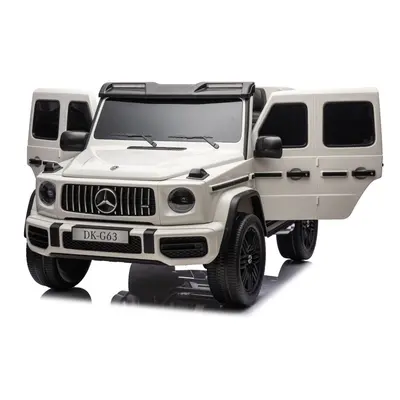 HračkyZaDobréKačky Elektrické autíčko Mercedes G63 AMG Strong 2x280W bílé