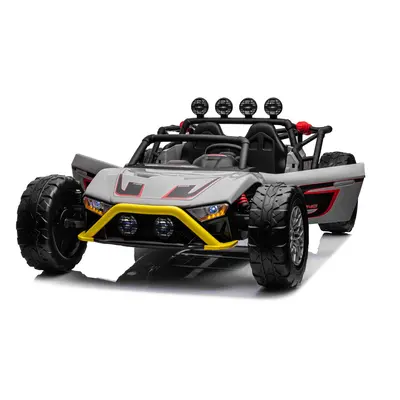 Elektrická bugina Monster RACING 400W XXL šedá