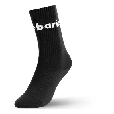 Barebarics - Barefootové ponožky - Crew - Black - Big logo