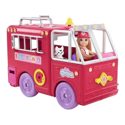 Mattel barbie chelsea™ hasičské auto, hck73