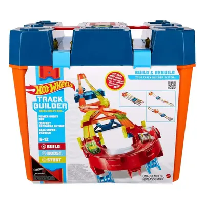 Hot wheels track builder power boost box, mattel gnj01