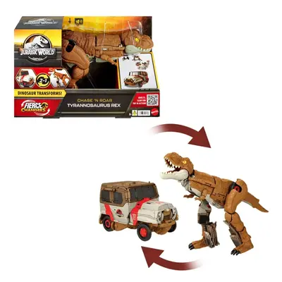 Mattel jurský svět dinosaur transforms! tyranosaurus rex, hpd38