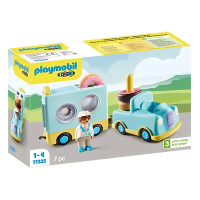 Playmobil 71325 bláznivý donut truck s funkcí ukládání a třídění (1.2.3)