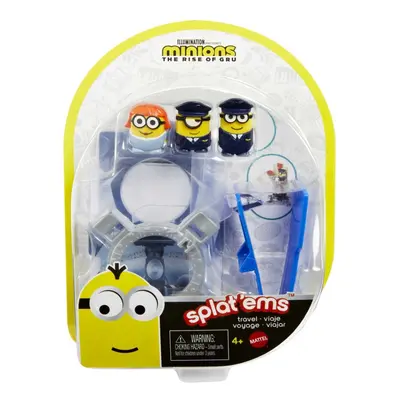 Minions vystřelovací postavičky cestovní set, mattel gmd79