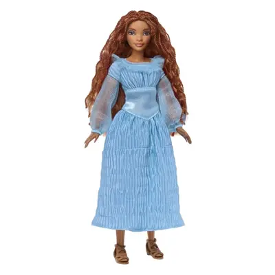 Mattel disney malá mořská víla ariel v modrých šatech, hlx09