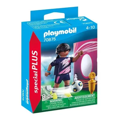 Playmobil 70875 fotbalistka s brankou