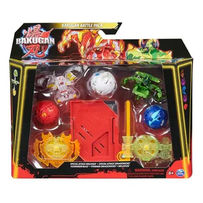 Bakugan™ speciální útok s6 bruiser & dragonoid & hammerhead & tit dragonoid & nillious