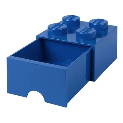 Lego® úložný box 250x252x181 se šuplíkem tmavě modrý