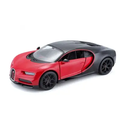 Bburago bugatti chiron sport red/black 1:18