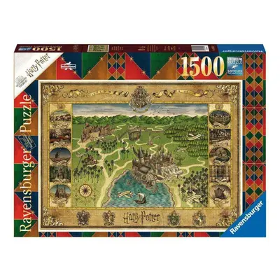 Ravensburger 16599 puzzle harry potter mapa bradavic 1500 dílků